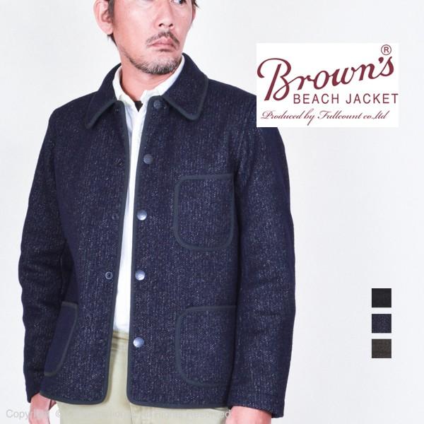 ポイント5倍！ブラウンズビーチジャケット（BROWN'S BEACH JACKET）ワークジャケット BBJ10-003｜ot-emens｜02