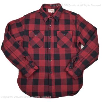 デラックスウエア バッファローチェックネルシャツ M DELUXEWARE DELUXEWARE デラックスウエア（DELUXEWARE)バッファローチェック