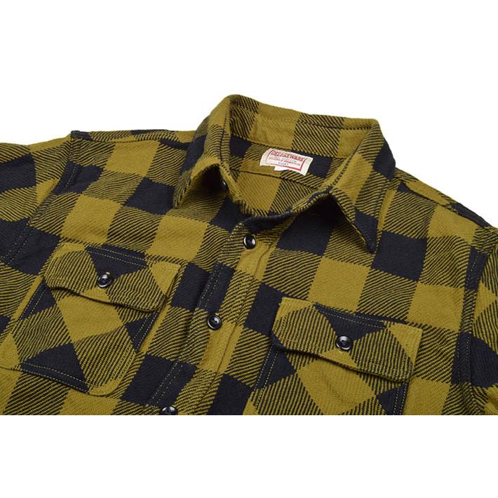 デラックスウエア バッファローチェックネルシャツ M DELUXEWARE DELUXEWARE デラックスウエア（DELUXEWARE)バッファローチェック