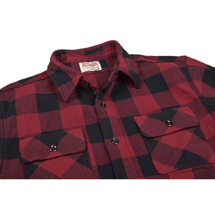 ウェアハウス　バッファローチェック　ヘビーネルシャツ　サイズL バッファローチェック。 | HINOYA Official Site