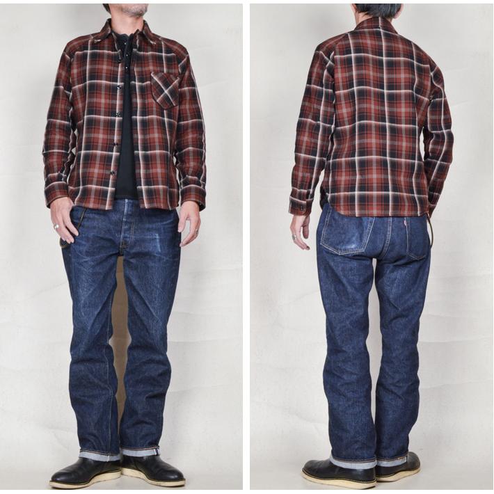 DELUXEWARE（デラックスウエア） デラックススタイル ヘビーネルシャツ