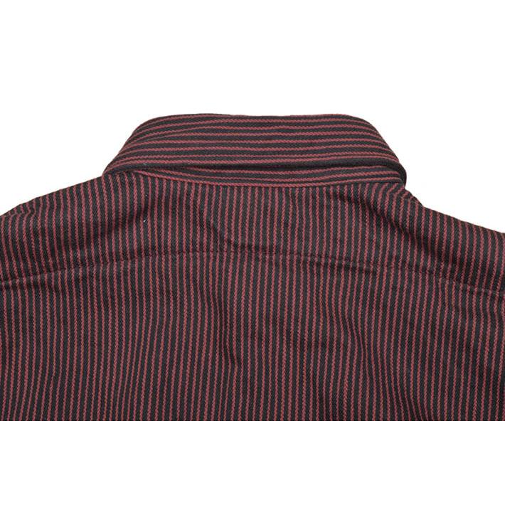 DELUXEWARE（デラックスウエア） ヒッコリーヘビーネルシャツ HV-01