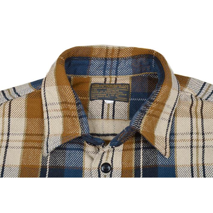 DELUXEWARE（デラックスウエア） ヘビーネルシャツ HV-53