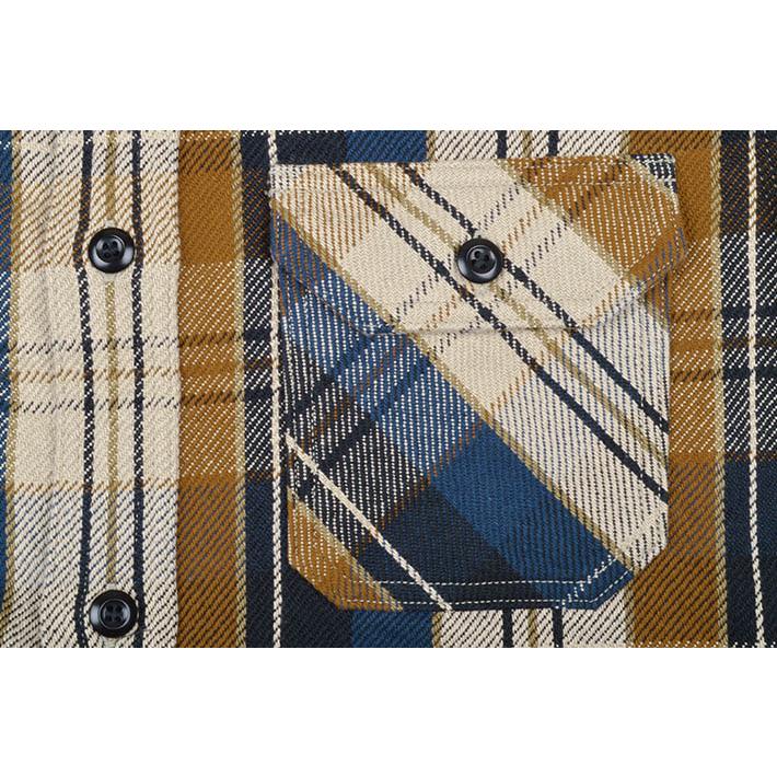 DELUXEWARE（デラックスウエア） ヘビーネルシャツ HV-53