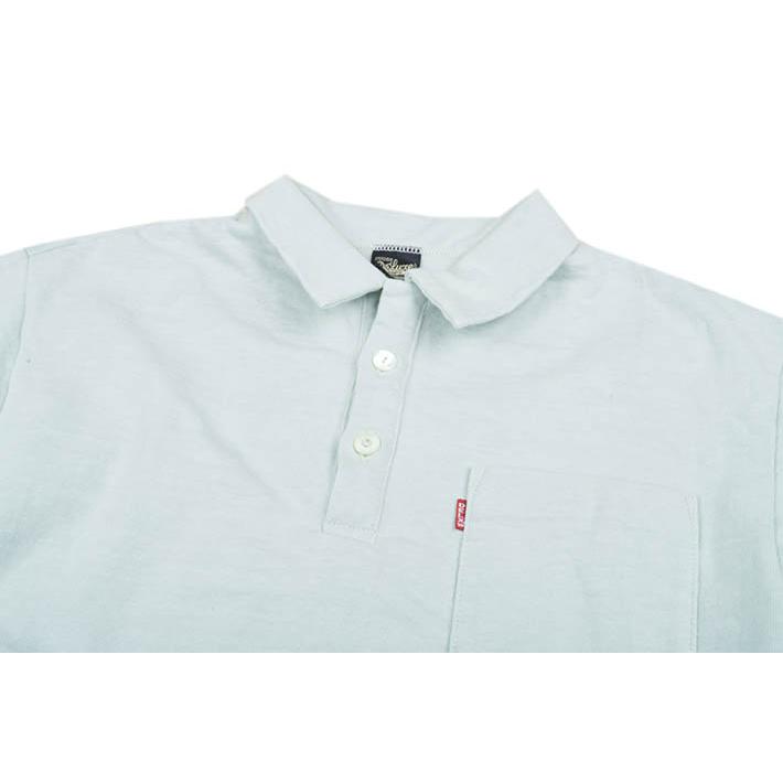 デラックスウエア(Deluxeware)ポロシャツ　ホワイト DELUXEWARE（デラックスウエア） オープンカラーTシャツ カジュアル