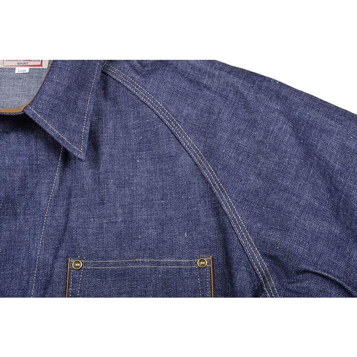 DELUXEWARE デラックスウエア（DELUXEWARE)デニムシャツ 40s DENIM