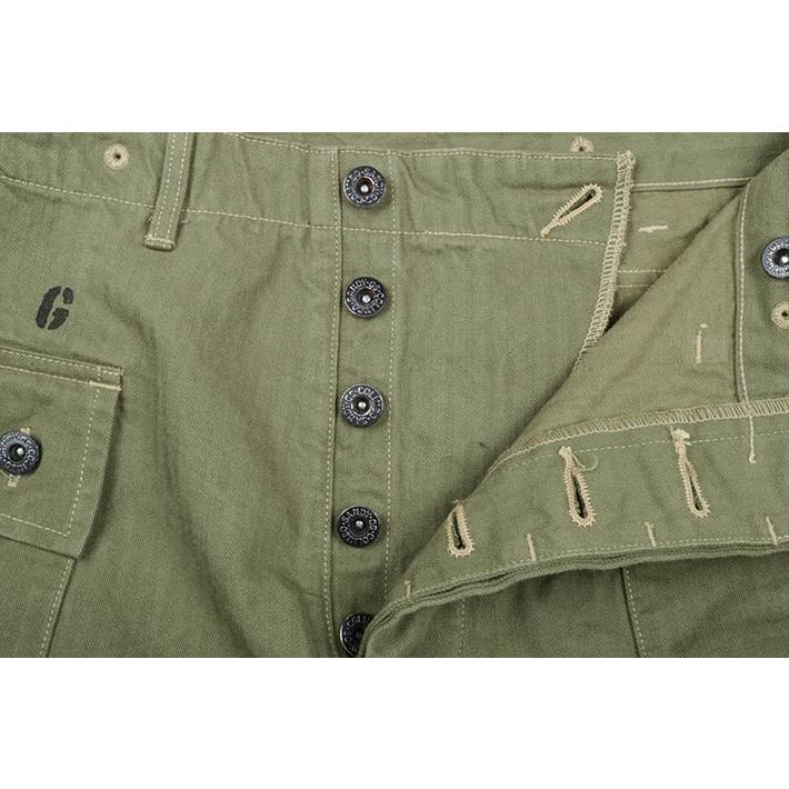 コリンボ サブマリーナ カーゴパンツ オリーブ サイズＭ コリンボ コリンボ（COLIMBO）ミリタリーパンツ USMC P-44 HBT