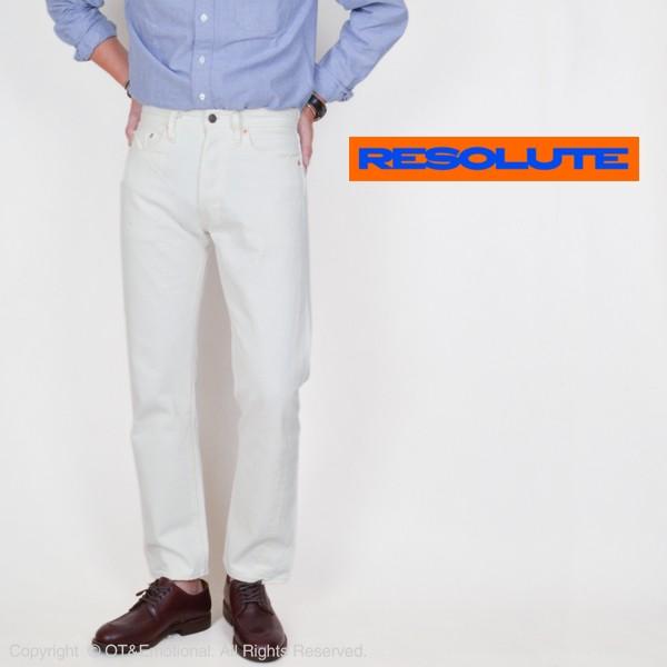 RESOLUTE（リゾルト） 10周年限定ホワイトジーンズ Lot AA710