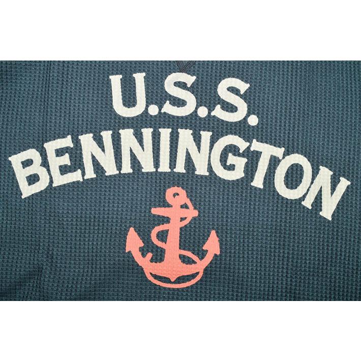 トイズマッコイ（TOYS McCOY）ビッグワッフル クルーネックロンT USS BNNGTN TMC2055｜ot-emens｜07