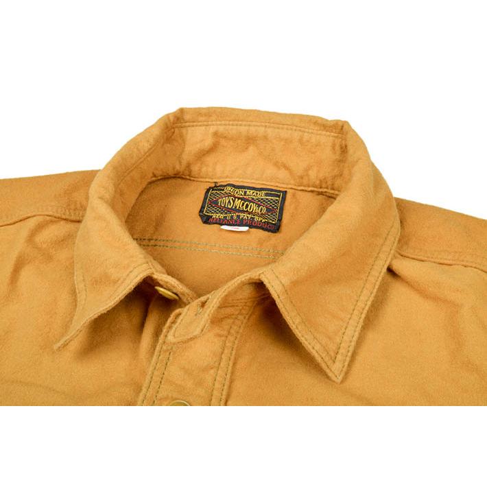 TOYS McCOY フェリックス イエローチェックネルシャツ 15 トイズマッコイ（TOYS McCOY）ネルシャツ OIL DIGGER FLANNEL
