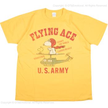 トイズマッコイ（TOYS McCOY）Tシャツ SNOOPY“FLYING ACE”TMC2422｜ot-emens｜07