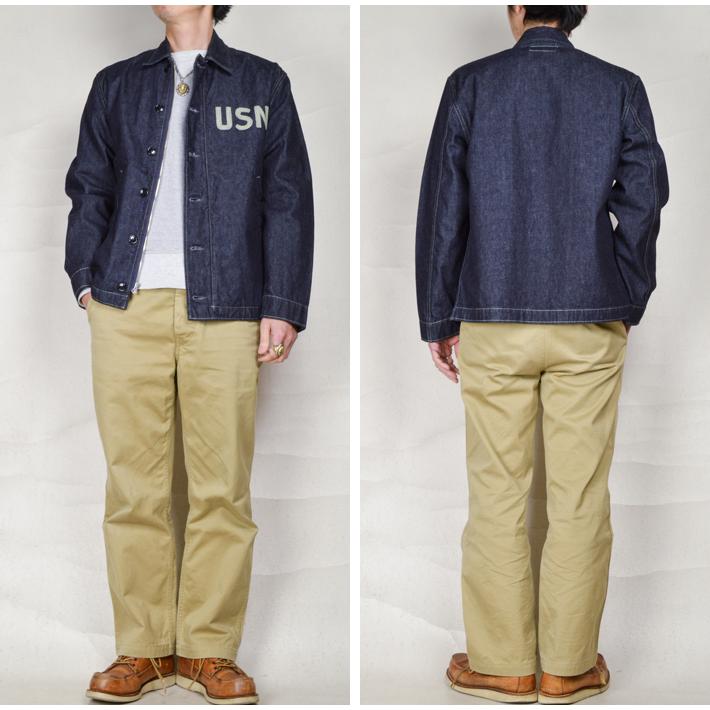 トイズマッコイ（TOYS McCOY）ワークジャケット U.S.NAVY UTILITY JACKET TMJ2408｜ot-emens｜04