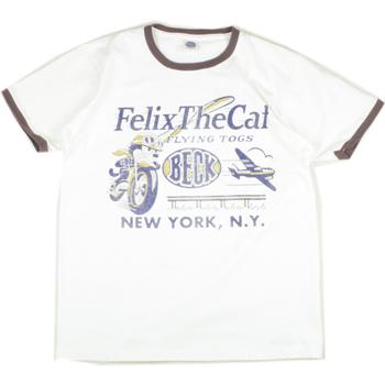 トイズマッコイ（TOYS McCOY）リンガーTシャツ FELIX THE CAT TMC2503