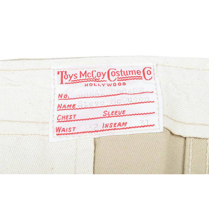 トイズマッコイV.Hilts チノパン サイズ34　中古 トイズマッコイ (TOYS McCOY) V. HILTS(STEVE McQUEEN)TROUSERS