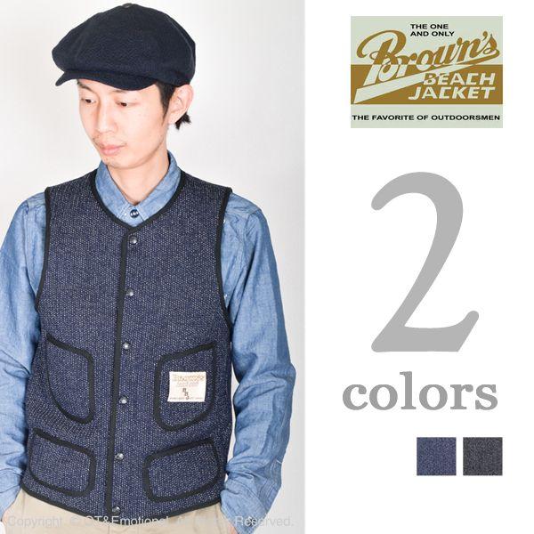 BROWN'S BEACH JACKET（ブラウンズビーチジャケット） ローネック