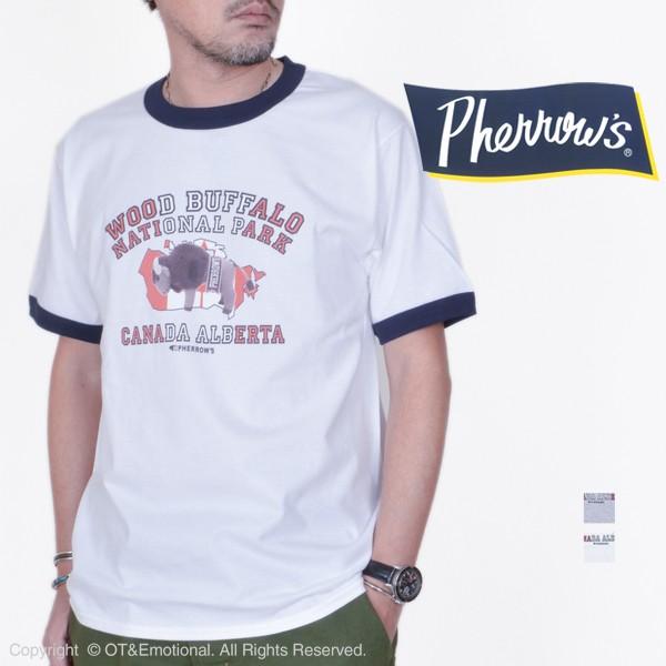 フェローズ（Pherrow's）リンガーネックTシャツ PRT1 BUFFALO :mpa39-prt1:OT&Emotional - 通販