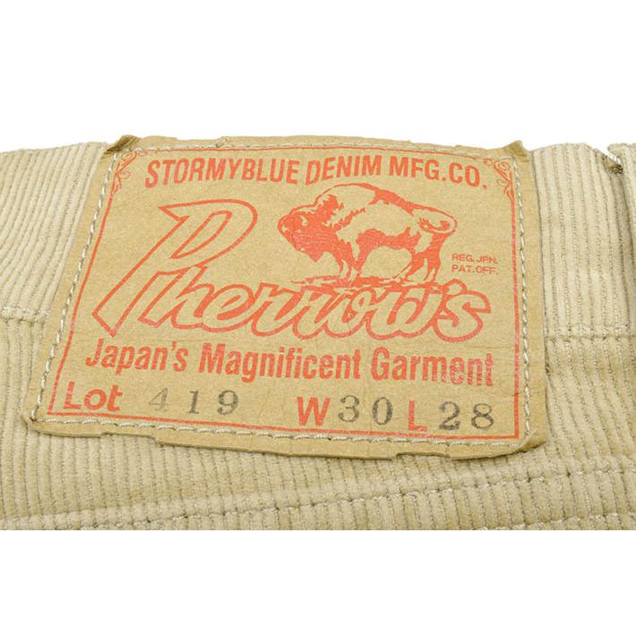 Pherrow's フェローズ（Pherrow's）コーデュロイパンツ 21W-419CP