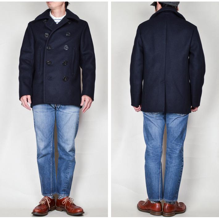 SUGAR CANE バズリクソンズ（Buzz Rickson's）PEA COAT NAVY