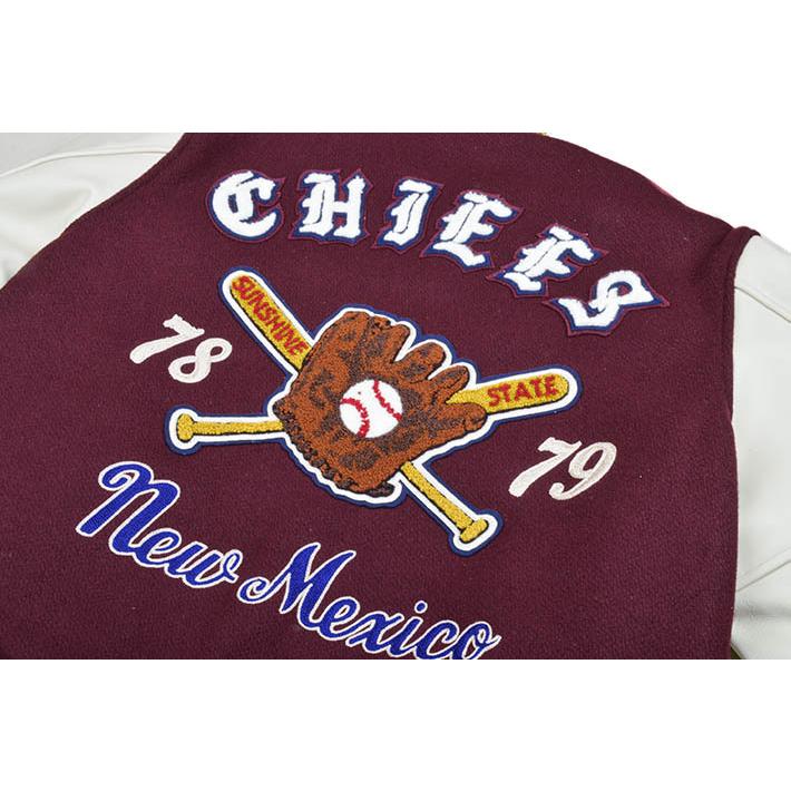 SUGAR CANE ホワイツビル（WHITESVILLE)スタジャン 30ozWOOLMELTON