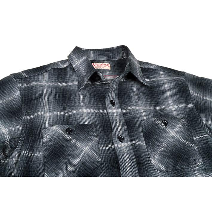 シュガーケーン（SUGAR CANE）ネルシャツ TWILL CHECK WORK SHIRT SC29149｜ot-emens｜07