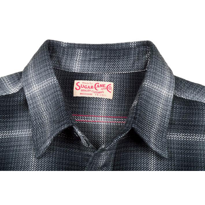 シュガーケーン（SUGAR CANE）ネルシャツ TWILL CHECK WORK SHIRT SC29149｜ot-emens｜09