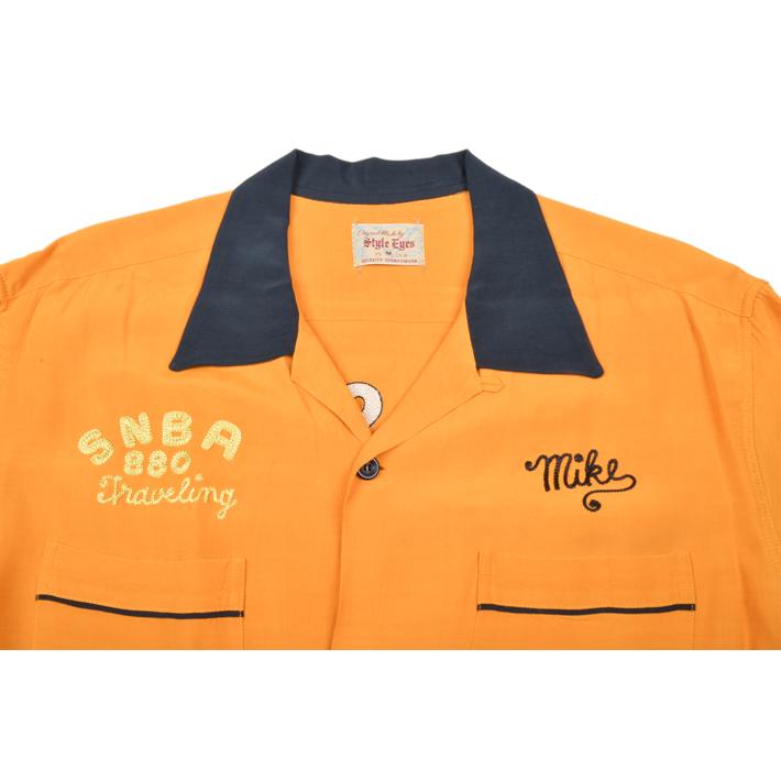スタイルアイズ（STYLE EYES）レーヨンボーリングシャツ LEE&SMITH