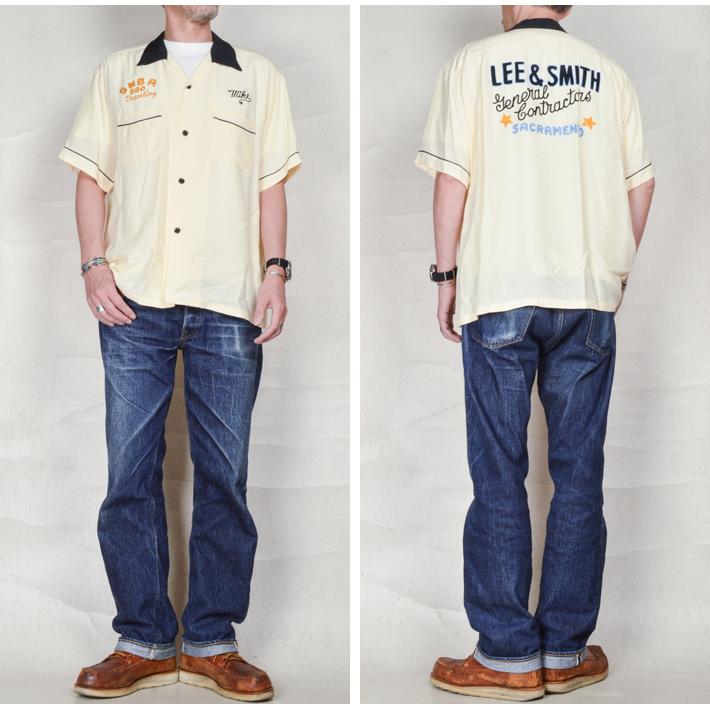 スタイルアイズ（STYLE EYES）レーヨンボーリングシャツ LEE&SMITH