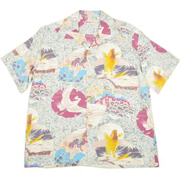 サンサーフ（SUN SURF）半袖アロハシャツ JAPANESE QUAINT DESIGN
