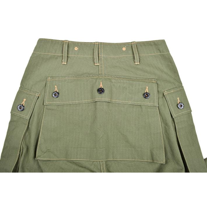 バズリクソンズ（Buzz Rickson's）ミリタリーパンツ U.S.MARINE CORPS HERRINGBONE PANTS BR42340｜ot-emens｜13