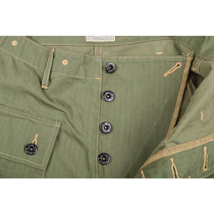 バズリクソンズ（Buzz Rickson's）ミリタリーパンツ U.S.MARINE CORPS HERRINGBONE PANTS BR42340｜ot-emens｜09