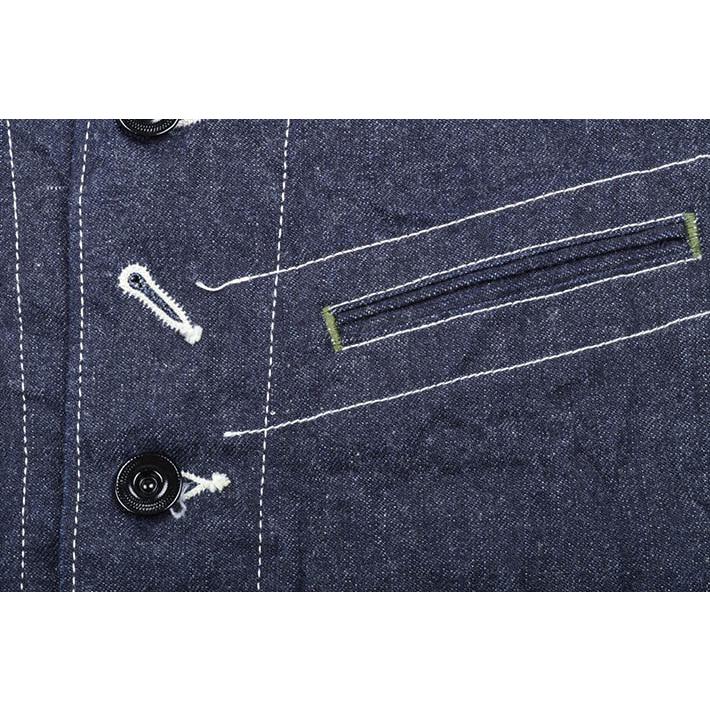 SUGAR CANE シュガーケーン（SUGAR CANE）ワークベスト 11oz BLUE