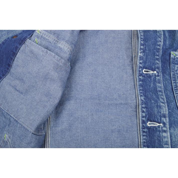 SUGAR CANE シュガーケーン（SUGAR CANE）カバーオール 11oz BLUE