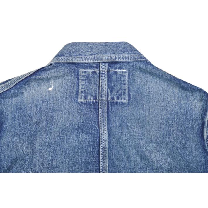 新品 未使用 タグ付き SUGAR CANE シュガーケーン カバーオール 40 SUGAR CANE シュガーケーン（SUGAR CANE）カバーオール 11oz BLUE