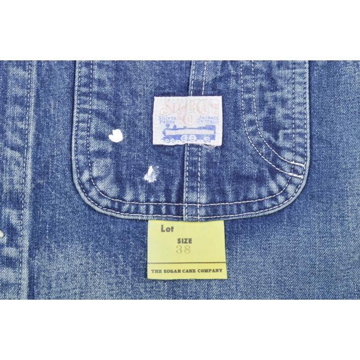 SUGAR CANE シュガーケーン（SUGAR CANE）カバーオール 11oz BLUE