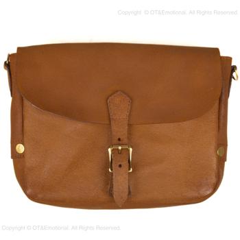 Vasco ボディバック　ミニショルダーバッグ　キャメル　ナチュラル VASCO VS-249L LEATHER POSTMAN MINI SHOULDER BAG (CAMEL)