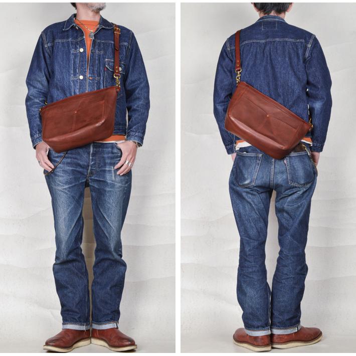 ヴァスコ（vasco）LEATHER TELEPHONE SHOULDER BAG VS-312L