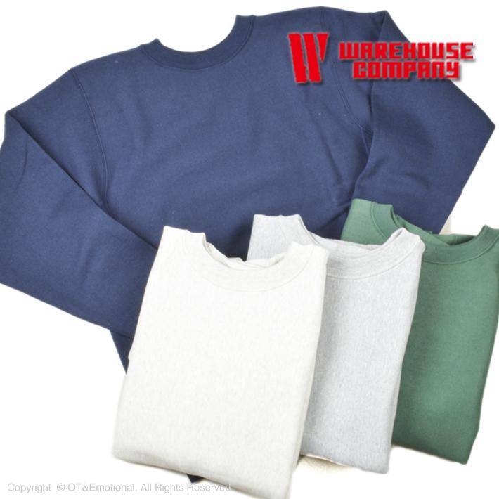 WAREHOUSE（ウエアハウス） リバースタイプスウェット 483 無地