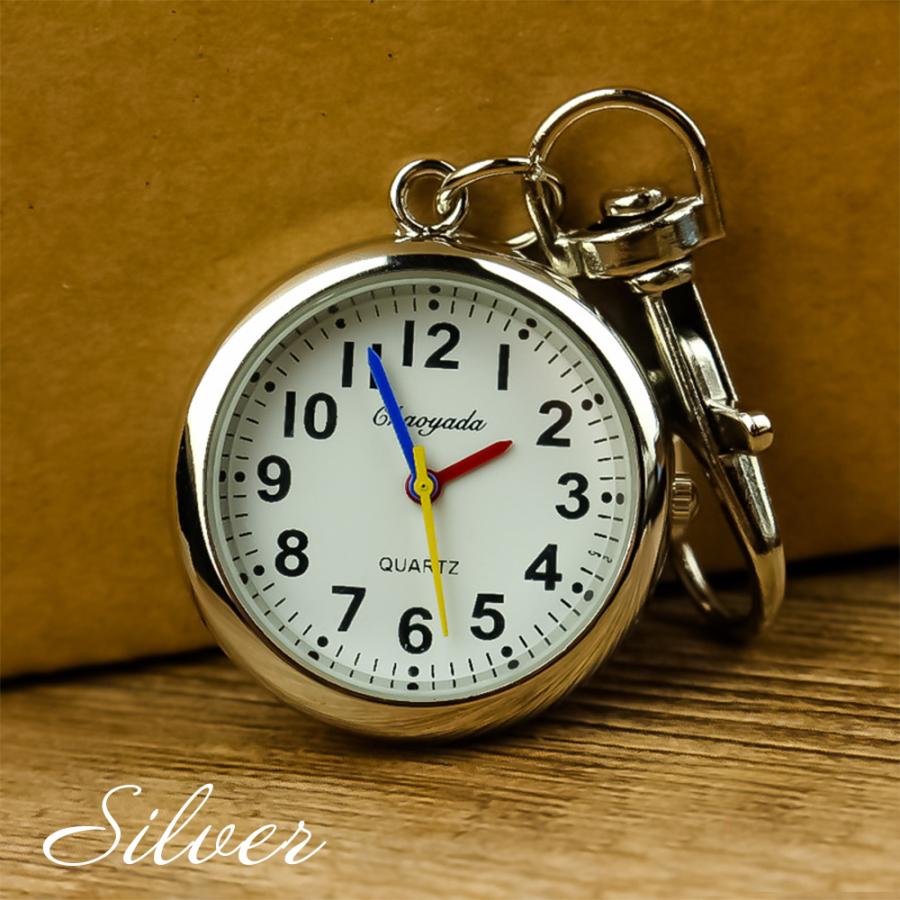 懐中時計 ナースウォッチ 時計 アンティーク キーホルダー ナスカン シンプル レトロ リュック バッグ ポケット ランドセル |  | 01