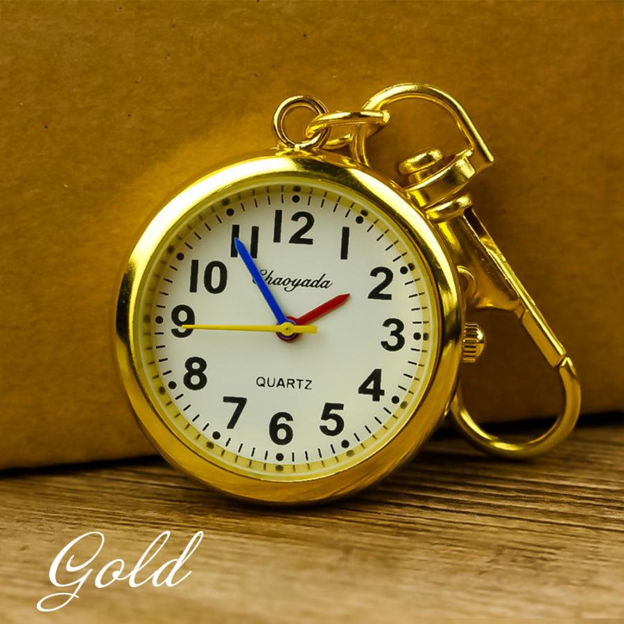 懐中時計 ナースウォッチ 時計 アンティーク キーホルダー ナスカン シンプル レトロ リュック バッグ ポケット ランドセル |  | 02