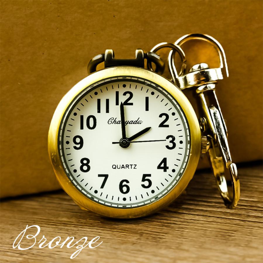 懐中時計 ナースウォッチ 時計 アンティーク キーホルダー ナスカン シンプル レトロ リュック バッグ ポケット ランドセル |  | 03