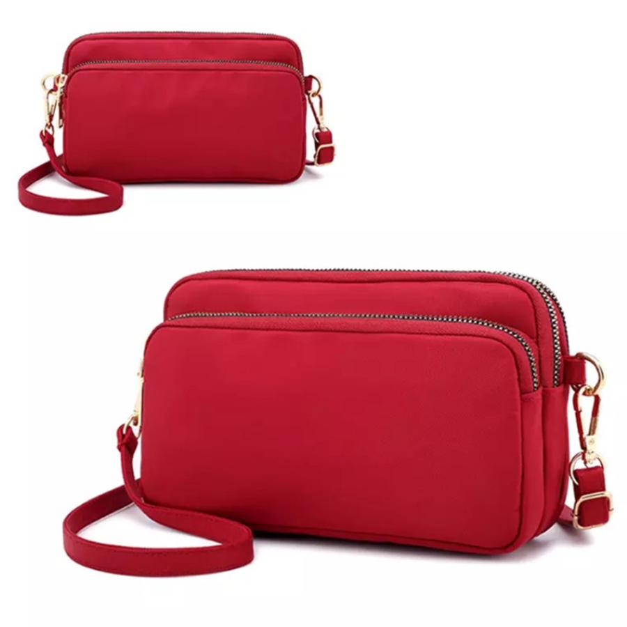 ミニショルダーバッグ レディース 斜め掛け コンパクト 軽量 ポーチ 財布 ナイロン シンプル 軽い スマホ 財布 かわいい ミニバッグ |  | 01