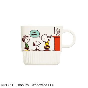 Peanuts Snoopy スヌーピー メラミンマグ Line Up Pu 661 お多福 通販 Yahoo ショッピング