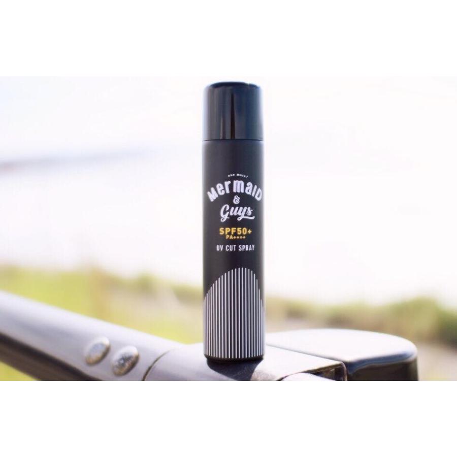 日やけ止めスプレー Mermaid＆Guys マーメイドアンドガイズ  ＵＶカットスプレー　顔・からだ・髪用 プリンセスコレクション | 