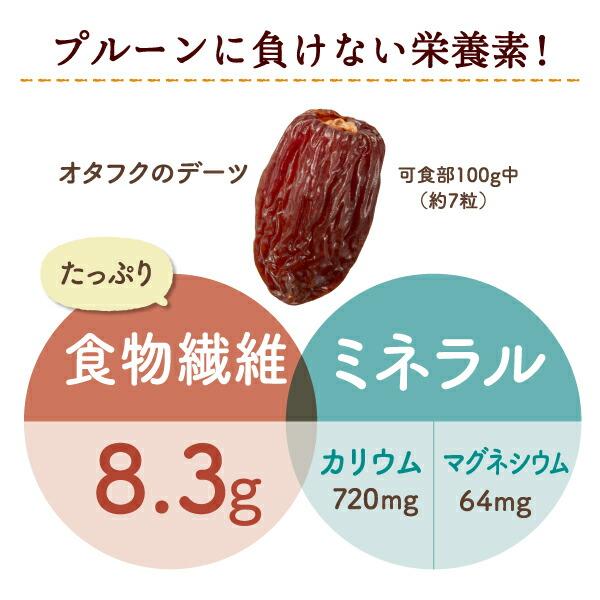 オタフクソース オタフク デーツ なつめやしの実 68g 種抜き ドライ