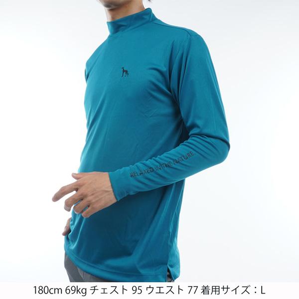 adabat】アダバット ゴルフウェア モックネックシャツ 長袖 40(L