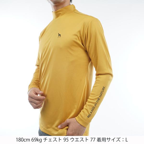 adabat】アダバット ゴルフウェア モックネックシャツ 長袖 40(L