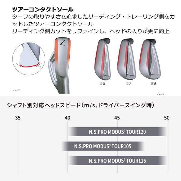 BRIDGESTONE GOLF アイアン 241CB 6本セット（♯5〜9、PW） N.S.PRO