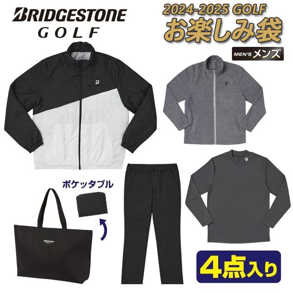 【ゴルフ福袋】【新品】BRIDGESTONE 初心者5点セット Mサイズ BRIDGESTONE GOLF 2024~2025年 お楽しみ袋 GOLFセット FUKU5A WH