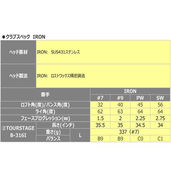 ブリヂストン ツアーステージ BRIDGESTONE TOURSTAGE CL レディース クラブセット 8本セット TCHB8C ※キャディバッグ無し｜otakara-golf｜07