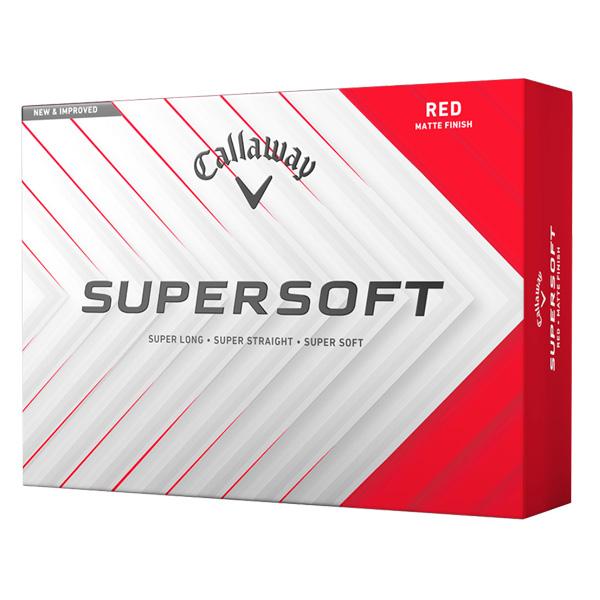SUPERSOFT callaway ゴルフボール 1ダース 【レッド】キャロウェイ